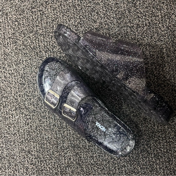 Grey Jelly Slides - Picture 2 of 4